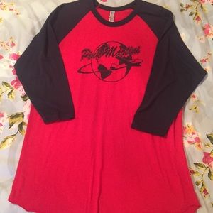 Pink Martini band raglan long sleeve tee dress